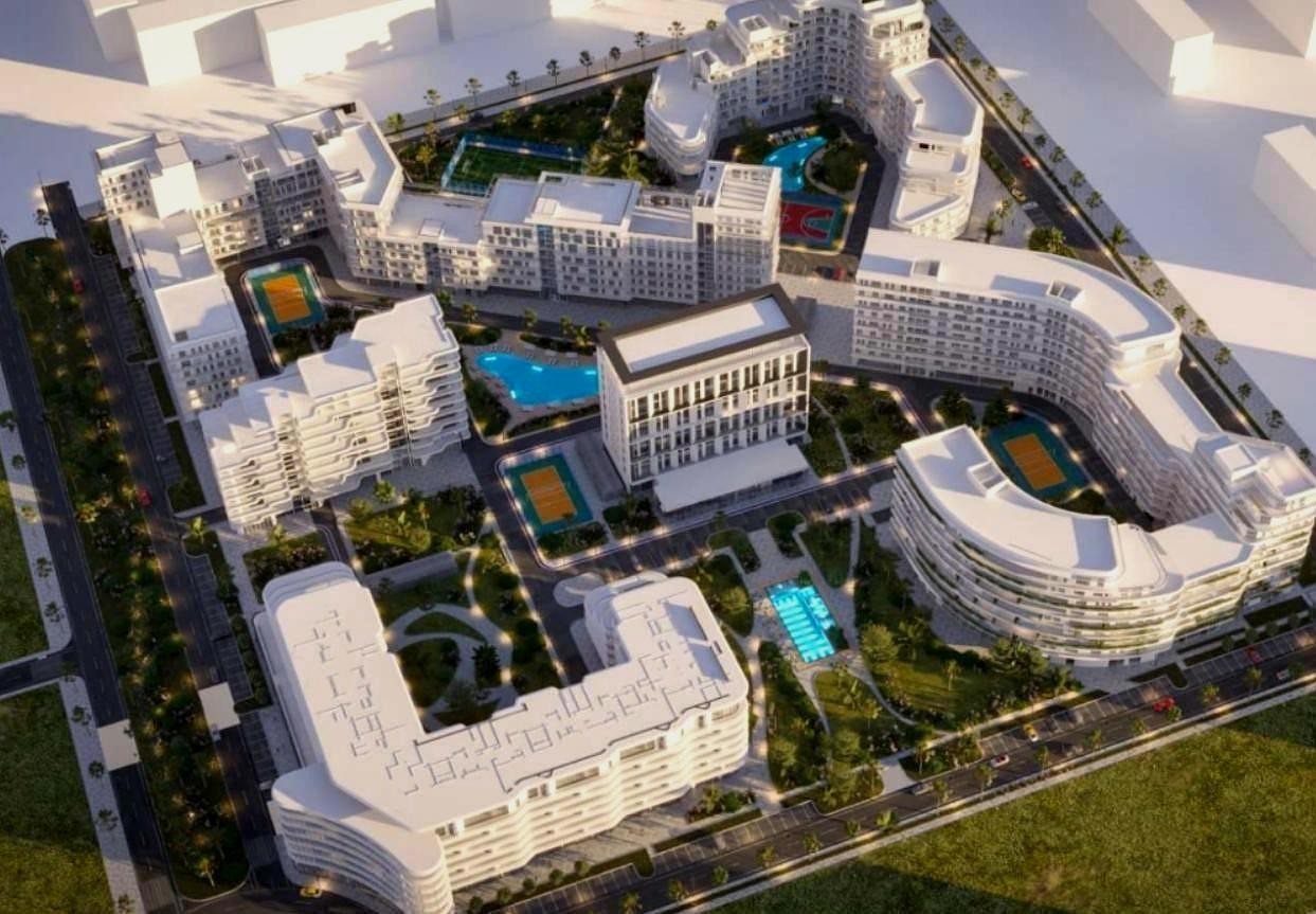 תוכנית האב של מתחם Sea Breeze, שבו ממוקם Miami Residence